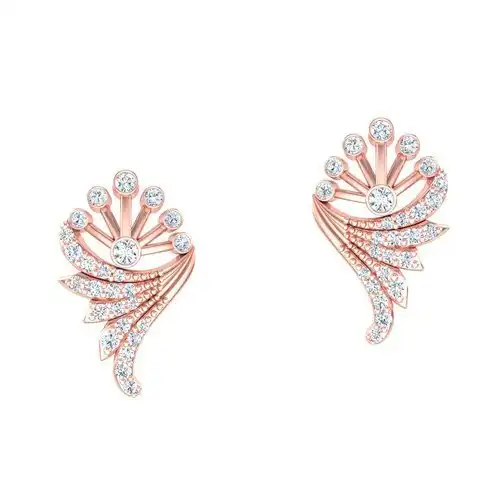 Royal Diamond Stud Earrings