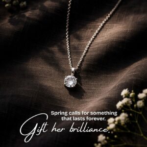 Elegant Crystal Pendant Gift Necklace