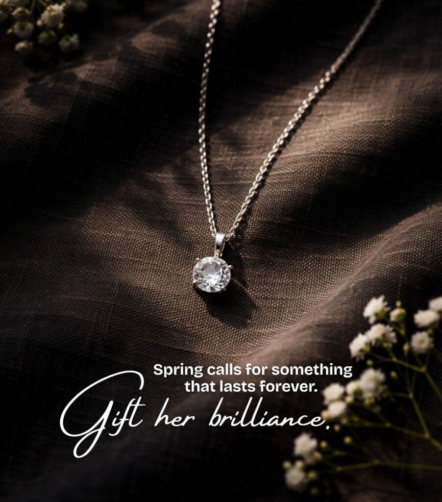 Elegant Crystal Pendant Gift Necklace